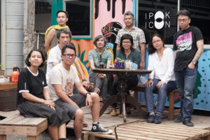 Ajeng Nurul Aini, farid rakun, Iswanto Hartono, Mirwan Andan, Indra Ameng, Ade Darmawan, Daniella Fitria Praptono, Julia Sarisetiati and Reza Afisina of ruangrupa